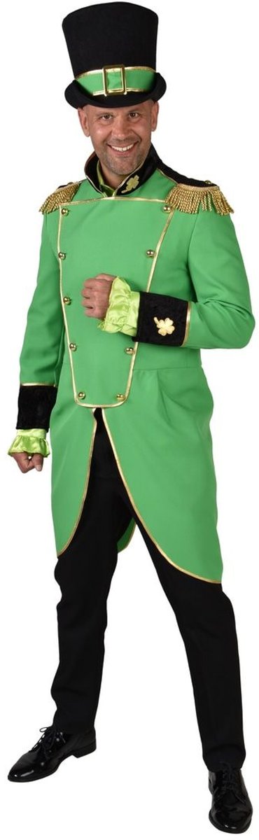 Landen Thema Kostuum | Slipjas Gouden Epauletten Saint Patricks Day Man | Extra Small | Carnaval kostuum | Verkleedkleding